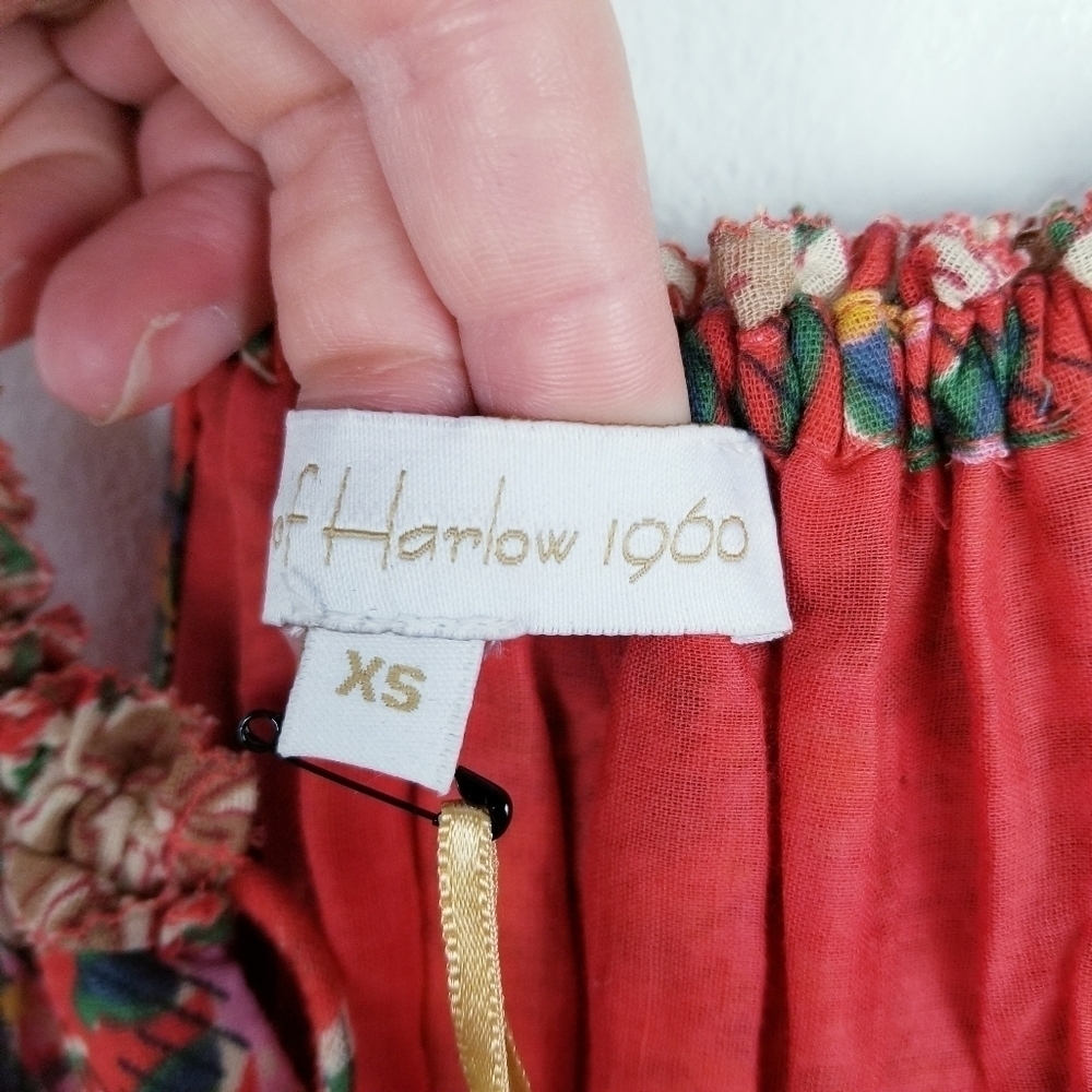 House of Harlow 1960 Floral Tiered Sleeveless Maxi Dress NWT - Picture 8 of 15